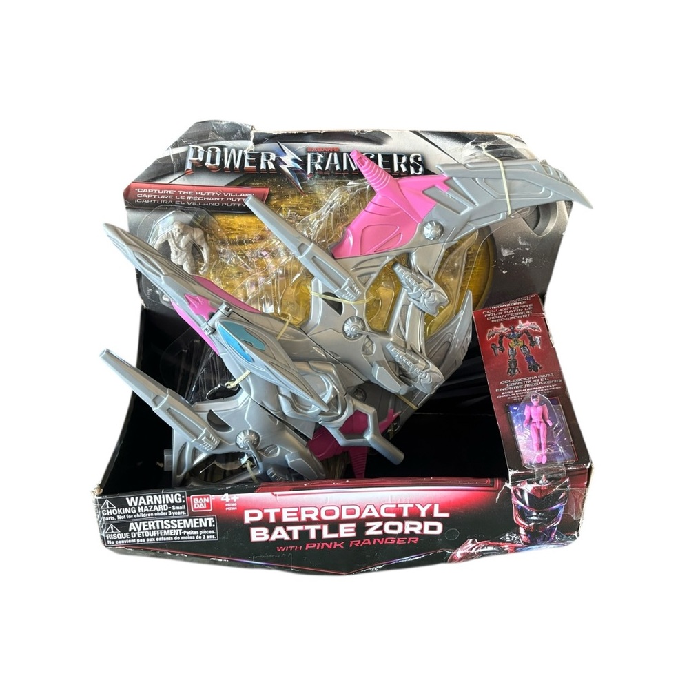Power Rangers Movie Pterodactyl Battle Zord w/ Pink Ranger Figure